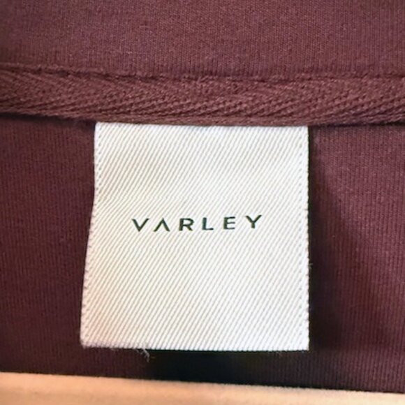 Varley Betsy DoubleSoft Sweatshirt, Size Large, Burgundy - Picture 6 of 9